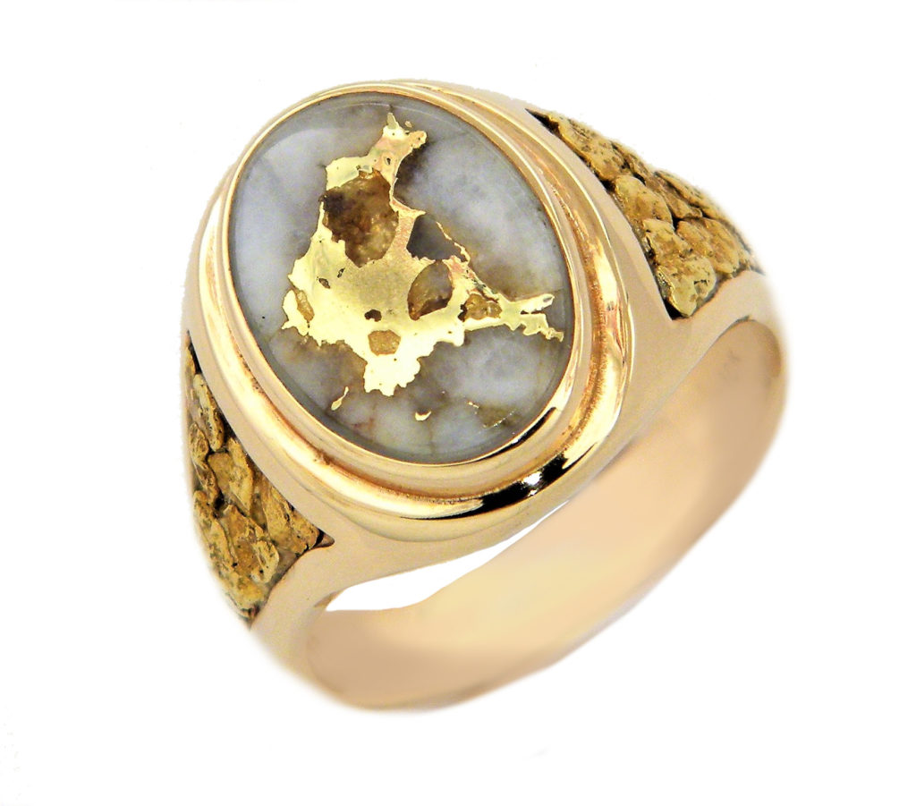 Yellow Gold Gold Quartz Ring